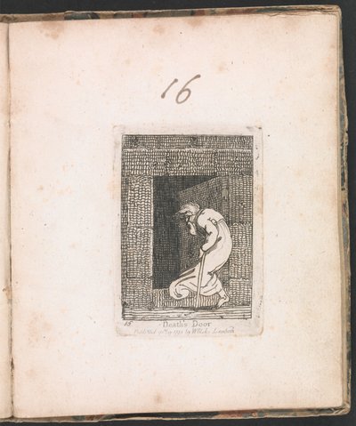 Porta della Morte, tavola 16 da Per Bambini. Le Porte del Paradiso, 1793 da William Blake